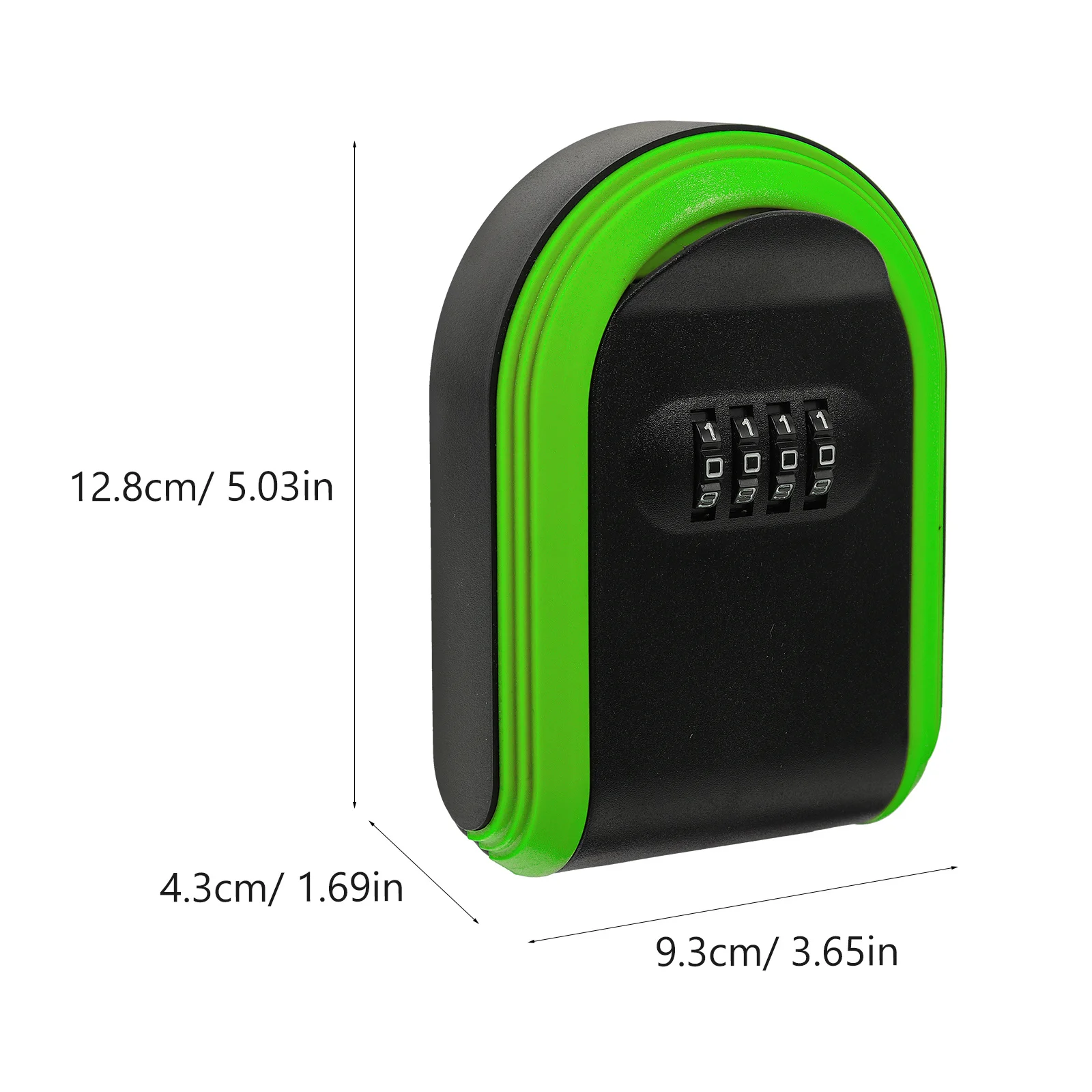 Resettable Combination Key Lock Box Wall Mount Plastic Security Box for Keys Outdoor Use Security Lock Boxes