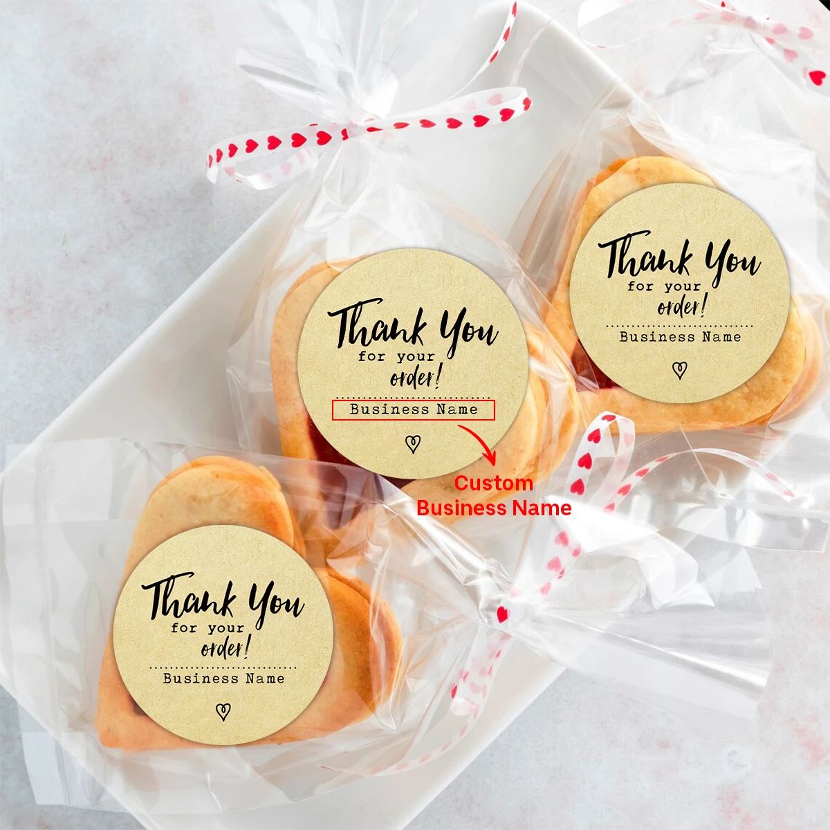 120 قطعة-10 أوراق ملصقات شكر مستديرة مخصصة ، اسم عمل شخصي ، ملصق ورق كرافت لطلب الأعمال الصغيرة ، هدية حفلة #3