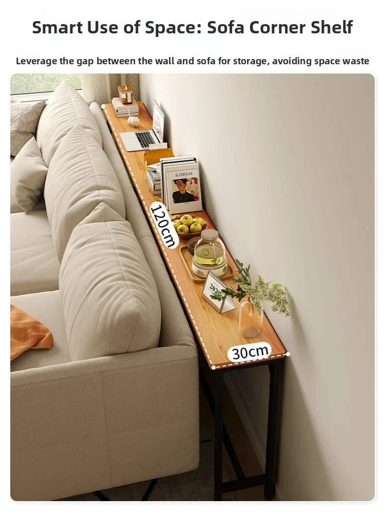 Sofa Back Shelf Backrest Cabinet Bedside Narrow  Cabinet Storage Cabinet Kitchen Cleaning Tool Set Kitchen Storage Organizer