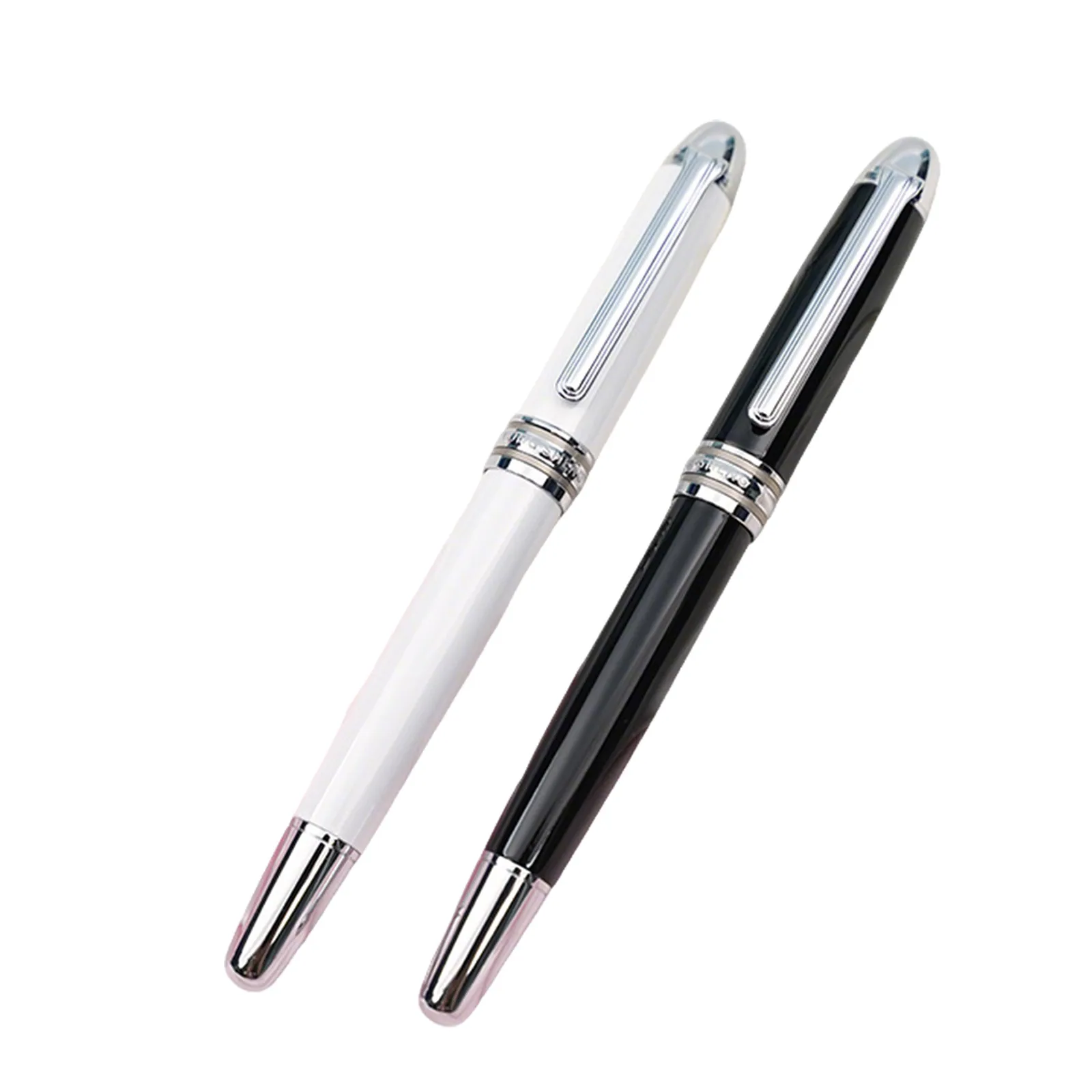 

Yong Sheng 911 0.5mm Nib Premium Silver Fountain Pen High-End Rotating Clip For Daily Office Use and Adult Calligraphy Practice