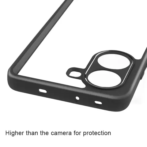 Transparent Luxury Black Frame Fo Xiaomi POCO X7 Pro Case Silicone Cover POCO X7 Pro Case Shockproof Protector POCO X7 Pro Cover