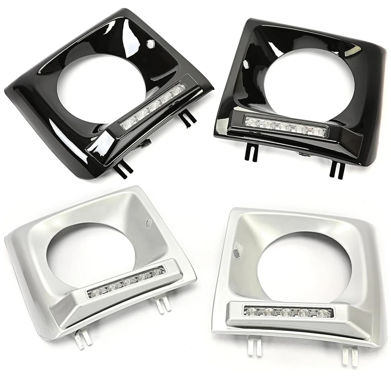LED Car Daytime Running Light Foglamp Frame For Mercedes Benz G500 G55 G63 W463 1990-2018 Fog Lamp Cover A4638840731 A4638840832