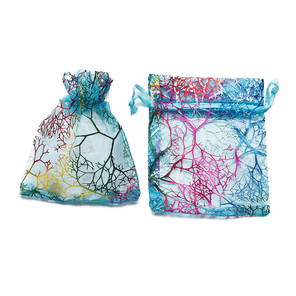 20 teile/los Bunte Zweig Kordelzug Organisation Taschen DIY Schmuck Machen Verpackung Taschen Süßigkeiten Hochzeit Party Taschen Geschenke Beutel