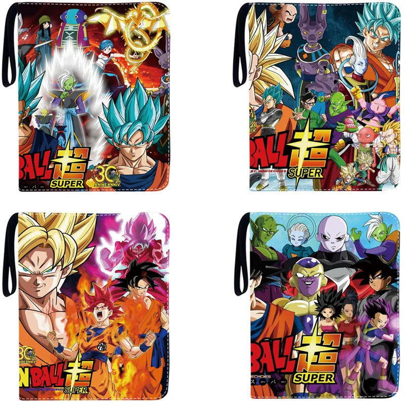 Libro de colección de cartas de Dragon Ball para niños, carpeta de tarjetas de juego con cremallera, soporte para regalo, 400 piezas/900 piezas