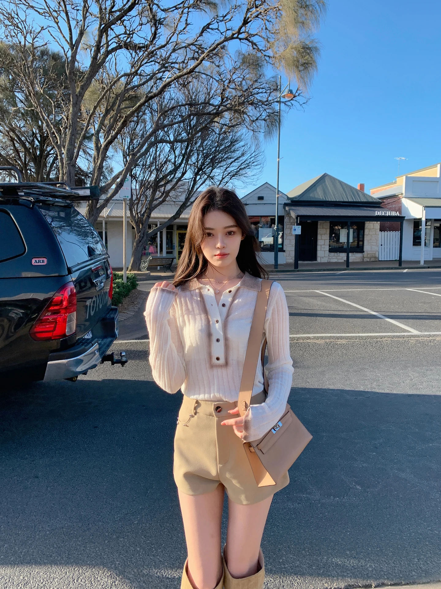 

ByYou Winter Ne Knitted Sweater Women's Long Sve Camere Soft Cozy Base Layer irt Gentle Sle Splicing Design