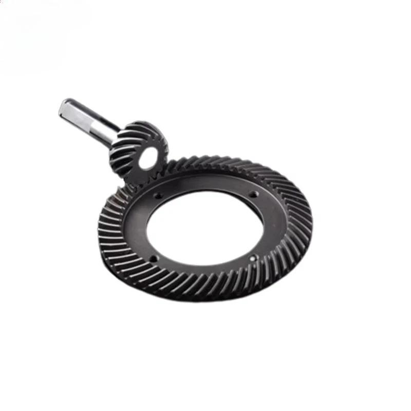 For Forged Large Spiral Bevel Gear Pinion Shaft Metal Angular Gear for Automotive Differentials