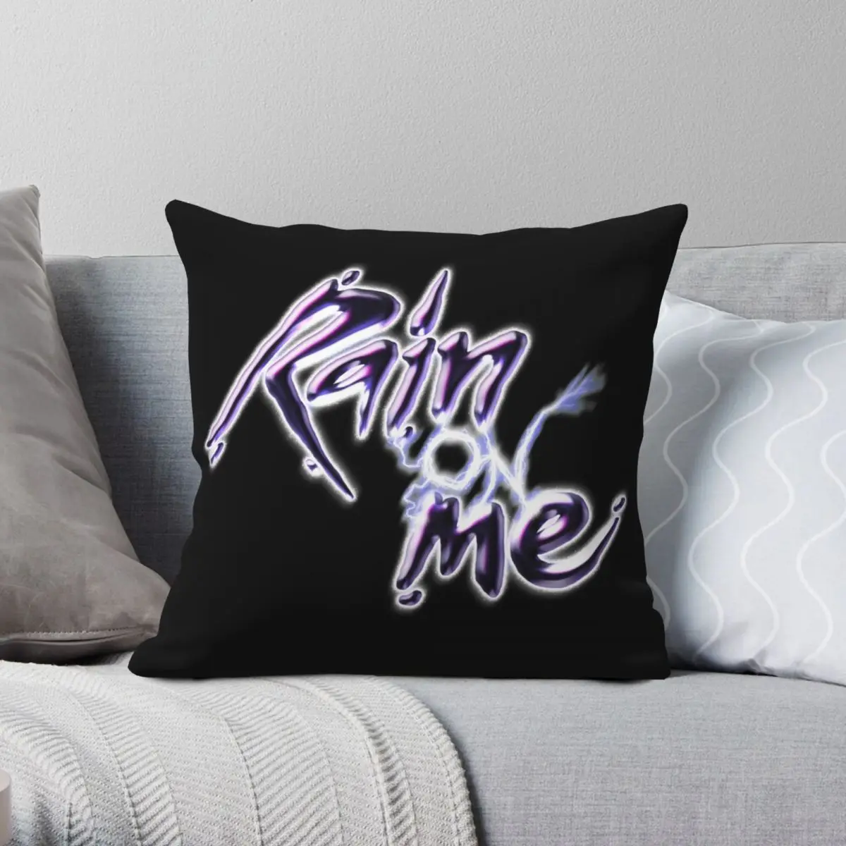 Rain On Me Lady Gaga Ariana Grande Pillowcase Polyester Linen Velvet Creative Decorative Pillow Case Sofa Cushion Cover 45x45