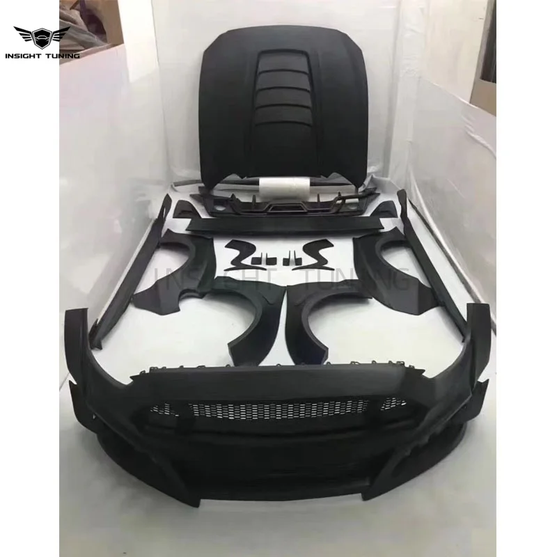 High Fitment New Car Hood Bonnet Front Bumper Bodykit for Mustang 2015-2016 with Clips Clip-On Retrofit/Upgrade Kit