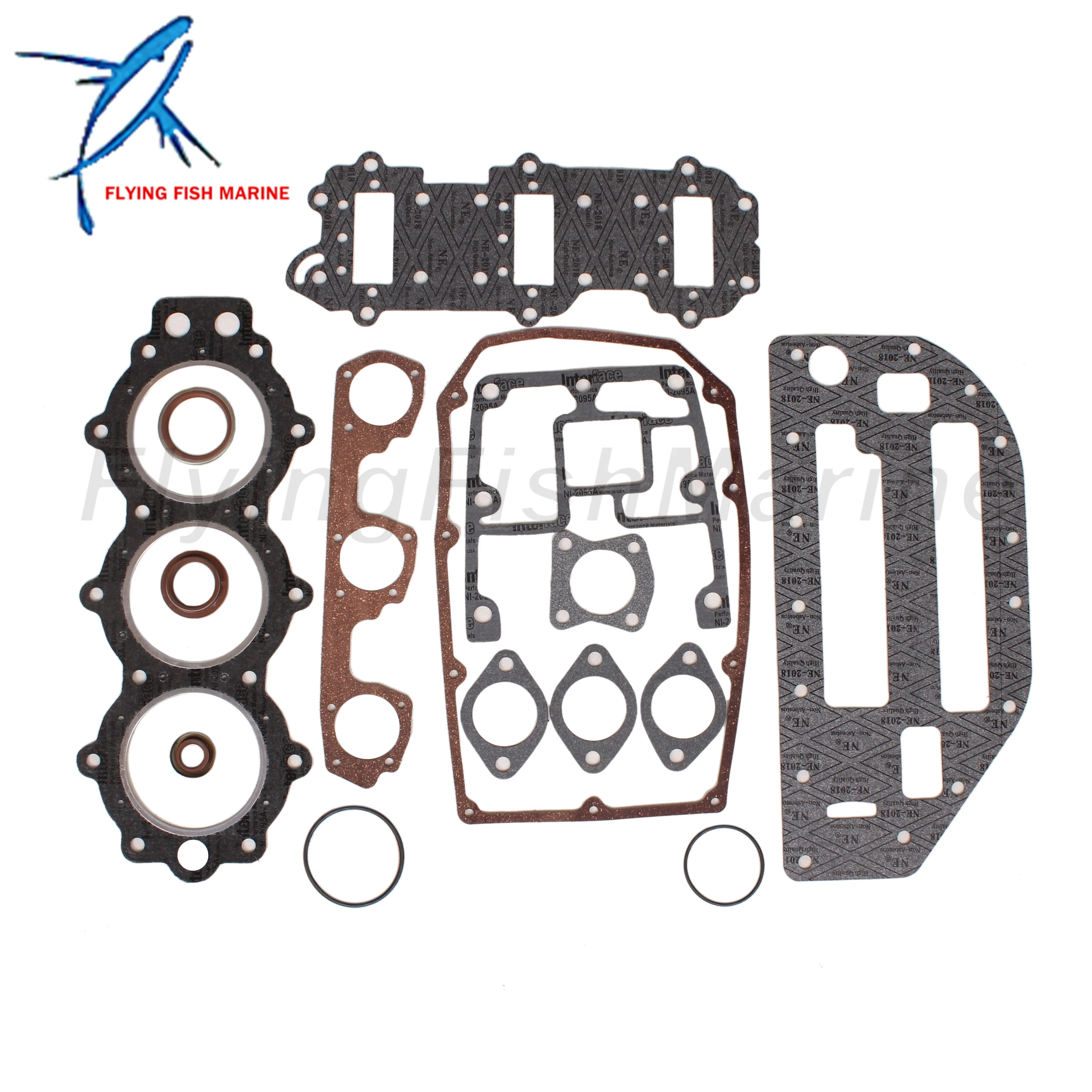 Outboard Motor 398047 0398047 438904 0438904 777421 18-4323 Power Head Gasket Set for Evinrude Johnson OMC 50HP 60HP 65HP 70HP