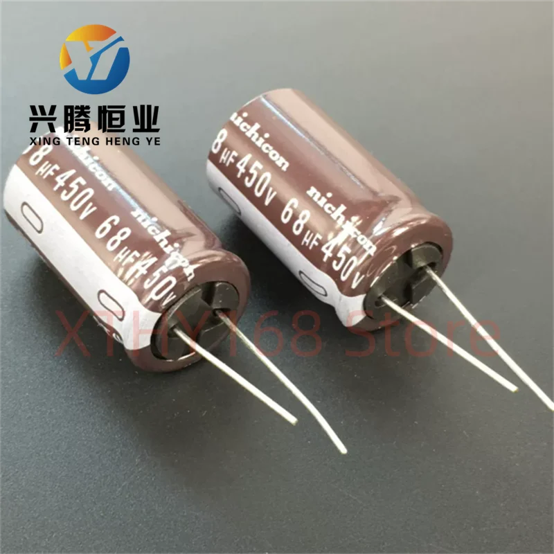 Nichicon electrolytic capacitor, original imported, PT(M)68UF450V 18×30mm 105℃