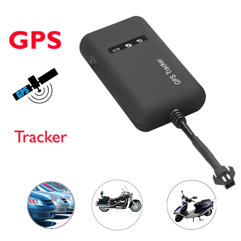 1Set GT02A 12V-36V Real-Time GPS/GSM/GPRS SMS Car GPS Tracker Real-Time Positioning Supports Google Maps Link Plastic Mini