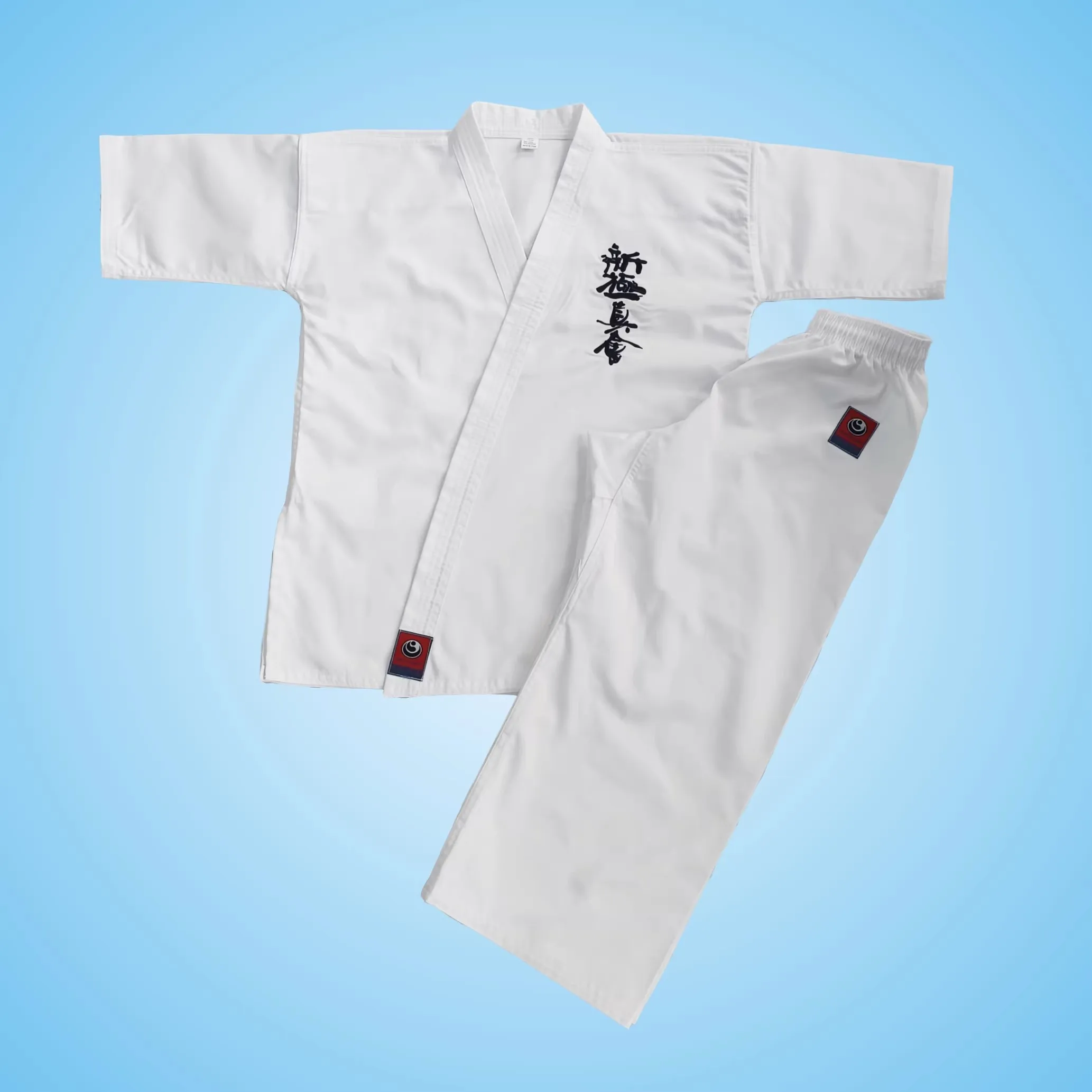 10oz Cotton Shinkyokushin Quality Dobok for Kids Thickened Canvas Child Karate Uniform Suit WKF Judo Training Clothes Kimono