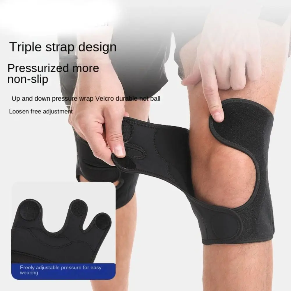 

Professional Fast Recovery Knee Brace Protector Band Elastic Patella Belt Shock-absorbing Anti -slip Sports Knee Wrap Training
