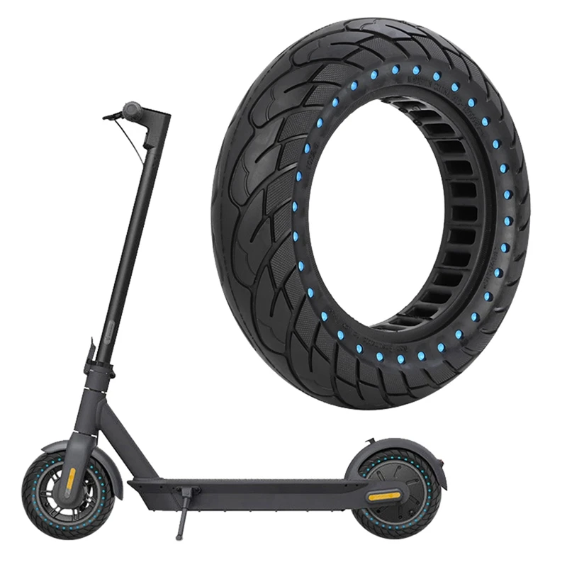 Electric Scooter 10X2.5 Inch Rubber Tyre Puncture Proof Durable Honeycomb Solid Tire For Ninebot MAX G30