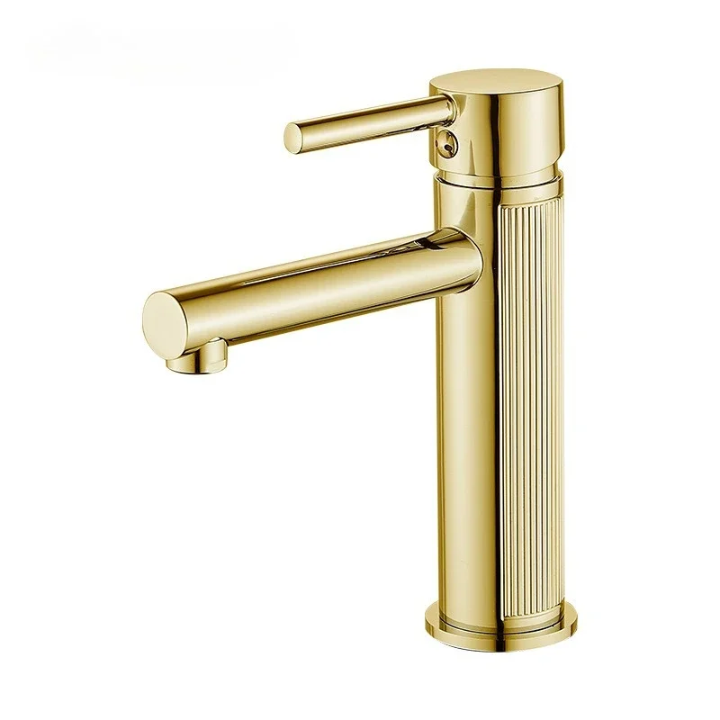 Luxury, Bespoke Solid Brass Bathroom Washbasin with Hot and Cold Water Taps