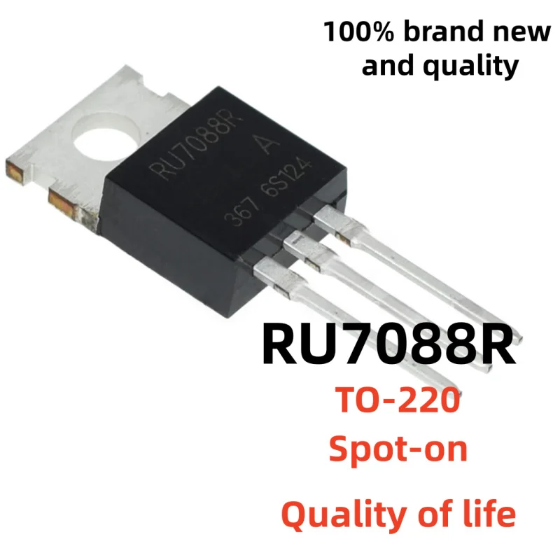 10Pcs 100% new RU6199R RU7088R RU7588R RU8048R RU75N08R TO-220 RU4099R RU6055R RU6099R Quality