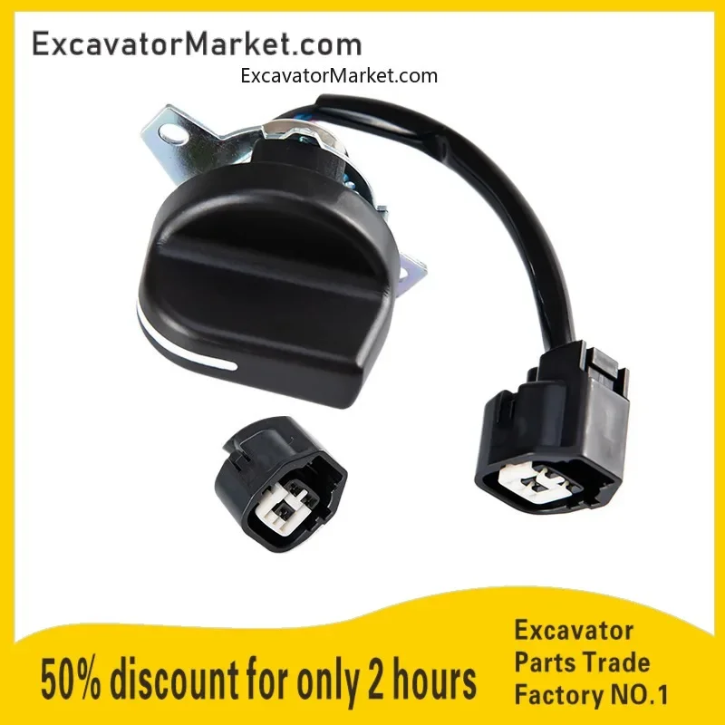 

For Lov-ol Throttle Knob210B 240 290 360 460 480DExcavator throttle gear switch Excavator Accessories