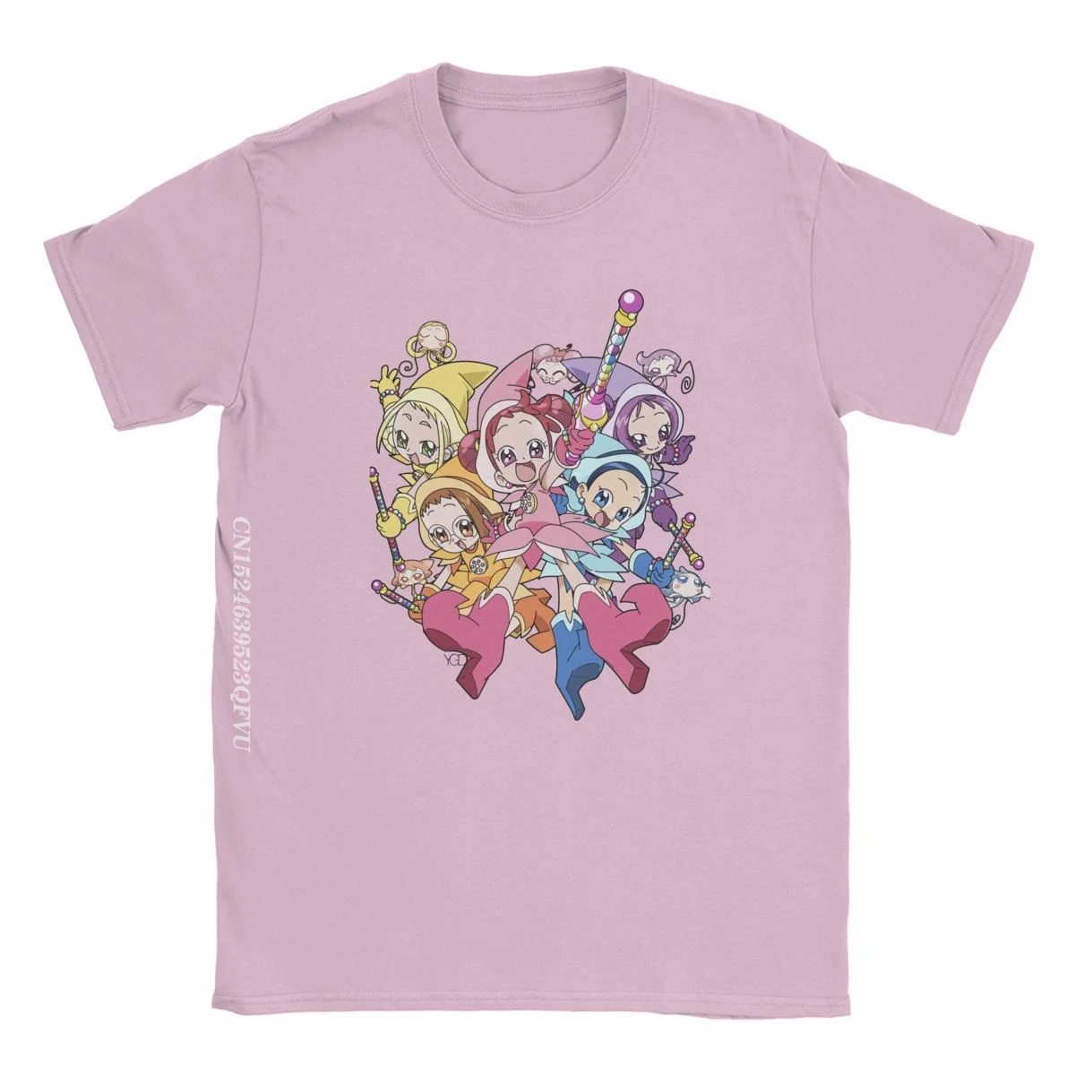 Men Women's Ojamajo Doremi Tshirt Magical Angel Cute Kawaii Anime Girls Clothing Harajuku Round Neck Tees T-Shirt