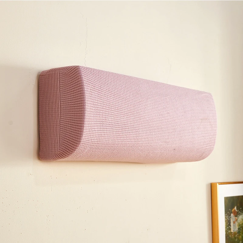 Wall Mounted Air Conditioner Dust Cover Polar Fleece Anti-dust Air Conditioner Home Textile Easy Cleaning Protective Cover