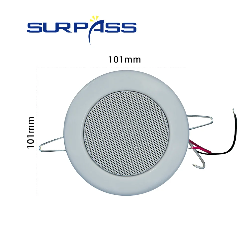 100V Mini Loudspeaker Public Address System 2.75inch Ceiling Speaker Trumpet Commercial Hotel Restaurant Broadcast Speaker