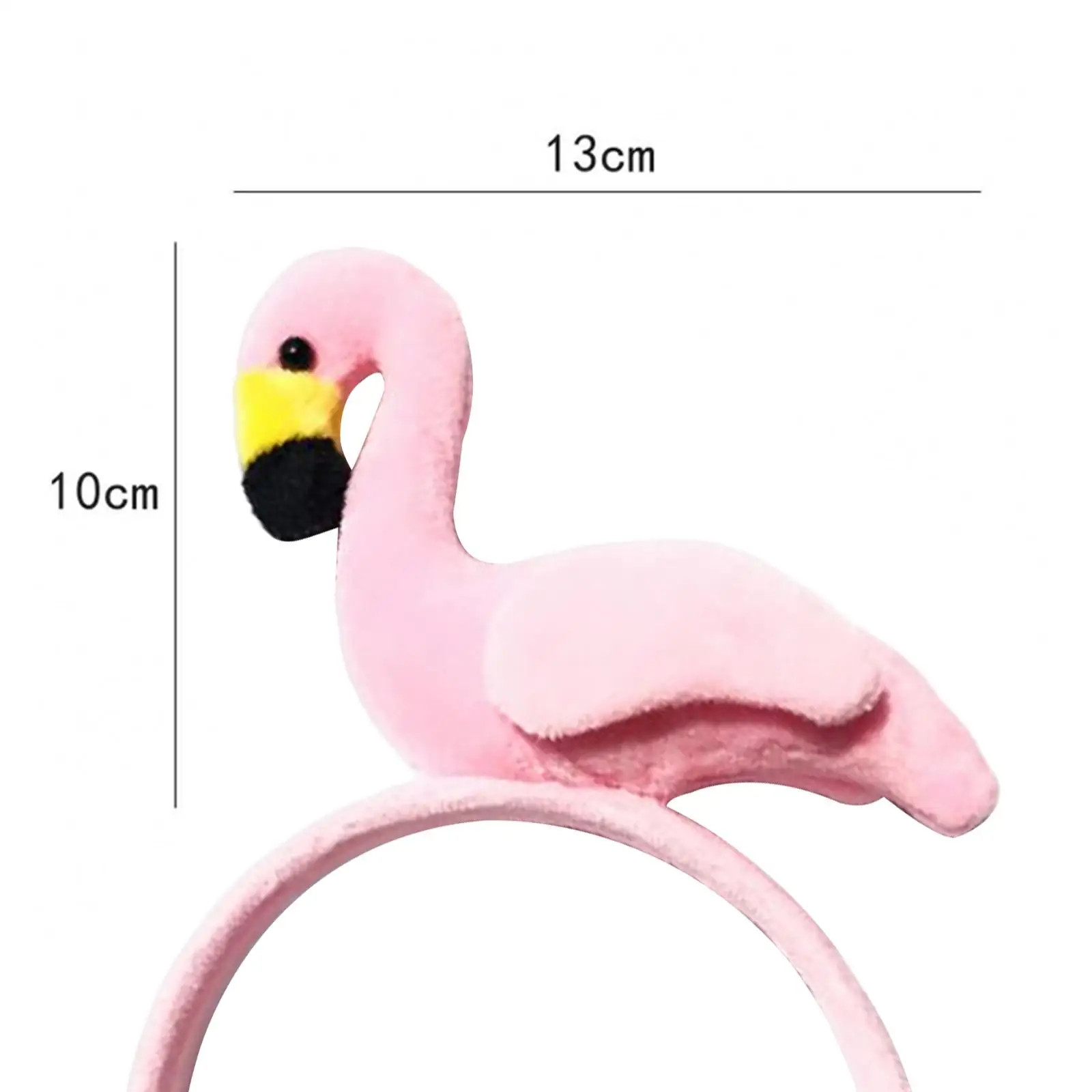 Costume de bande de sauna flamant rose, coiffure animale, accessoires pour cheveux, décor de fête