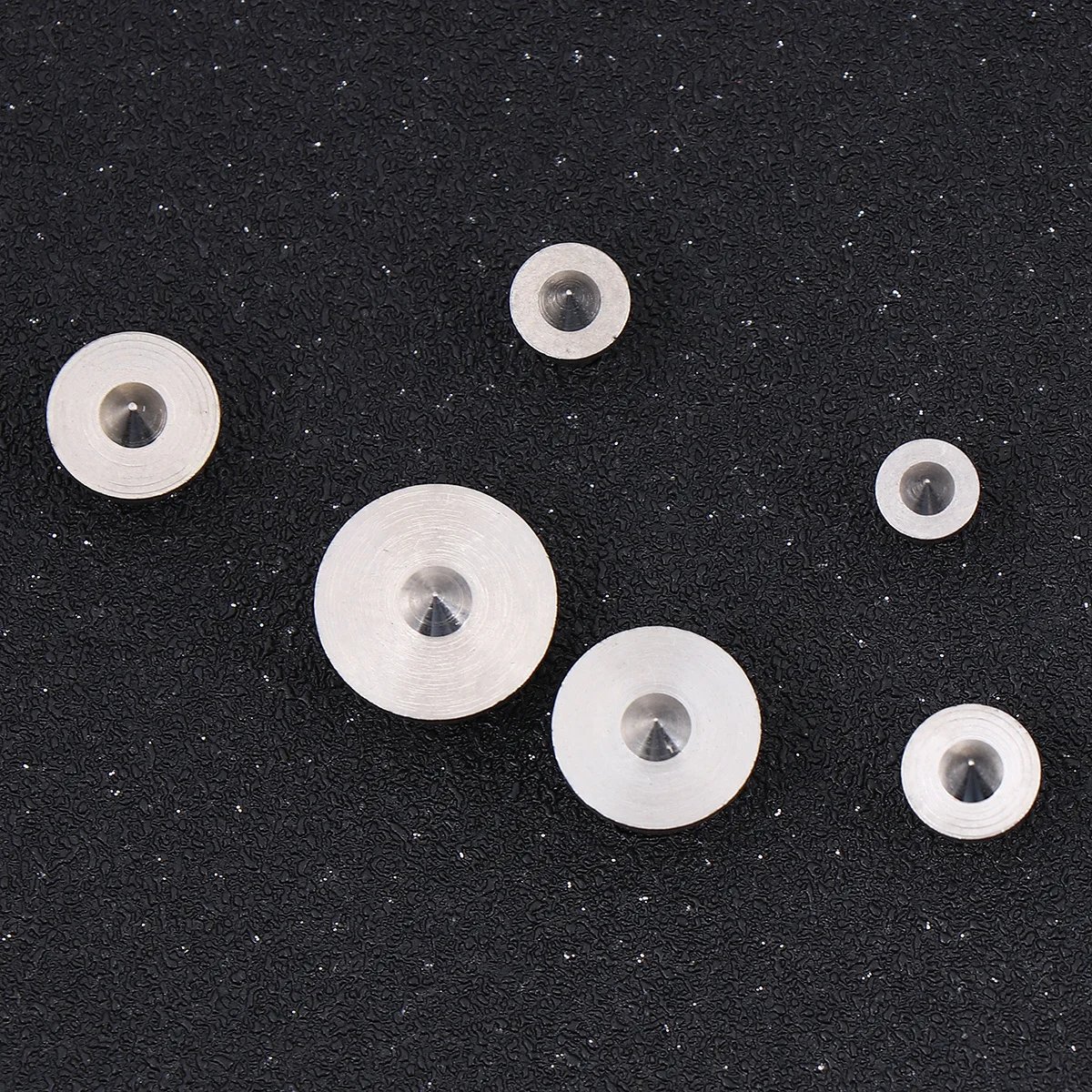 

6pcs 4Mm 5Mm 6Mm 8Mm 10Mm 12Mm Wood Dowel Tenon Center Set For Precise Alignment Durable Dowel Centers Kit Silver Hardware