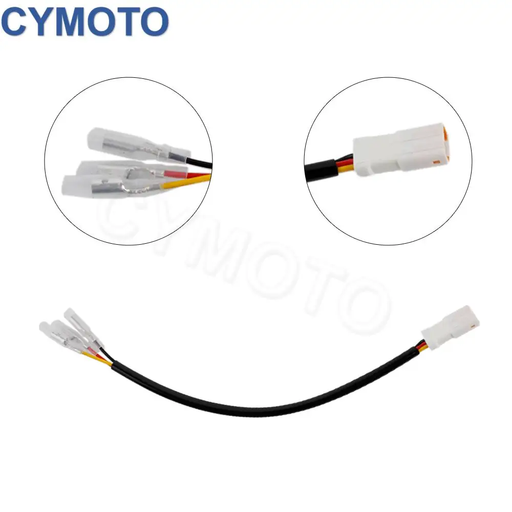 For KTM 250 690 890 DUKE EXC Bikes Tail Light Wires Adapter Plug Connectors 3 Power Cords Turn Signal Light Plug Adapter Wires