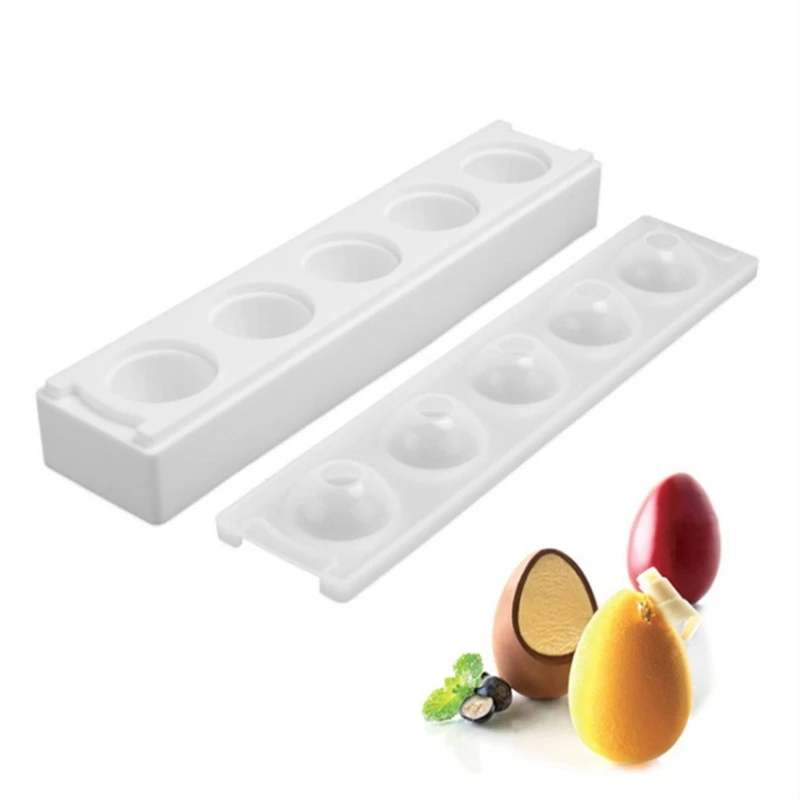 Nowe czekoladowe formy silikonowe, forma w kształcie kuli, pieczenie na narzędzia do dekorowania ciast czekoladowych, desery pisanki