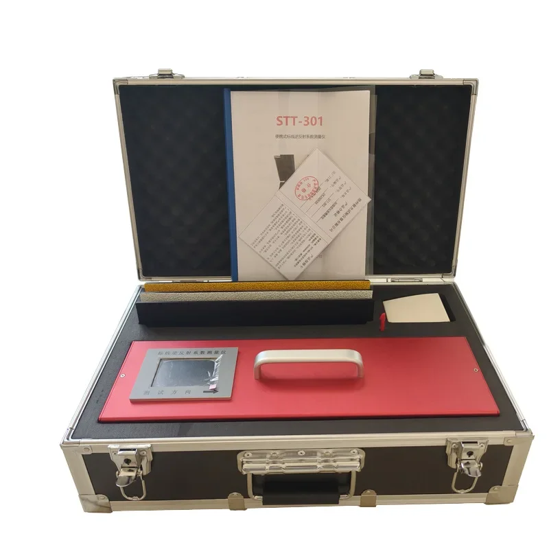 

Markings retroreflection coefficient measuring instrument, touch markings retroreflection coefficient