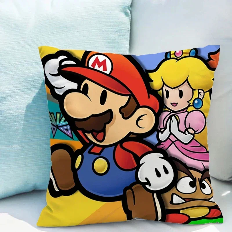 Marioes Pillowcase 40x40 Decorative Cushion for Sofa Pillow Cover Decoration Living Room Bedroom Cushions Bed Home Decor Pillows