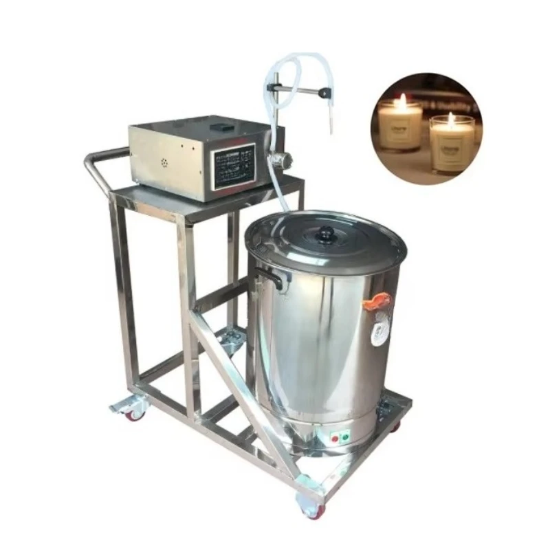 

Active wax melting candle automatic wax heating mixing pouring and filling machine