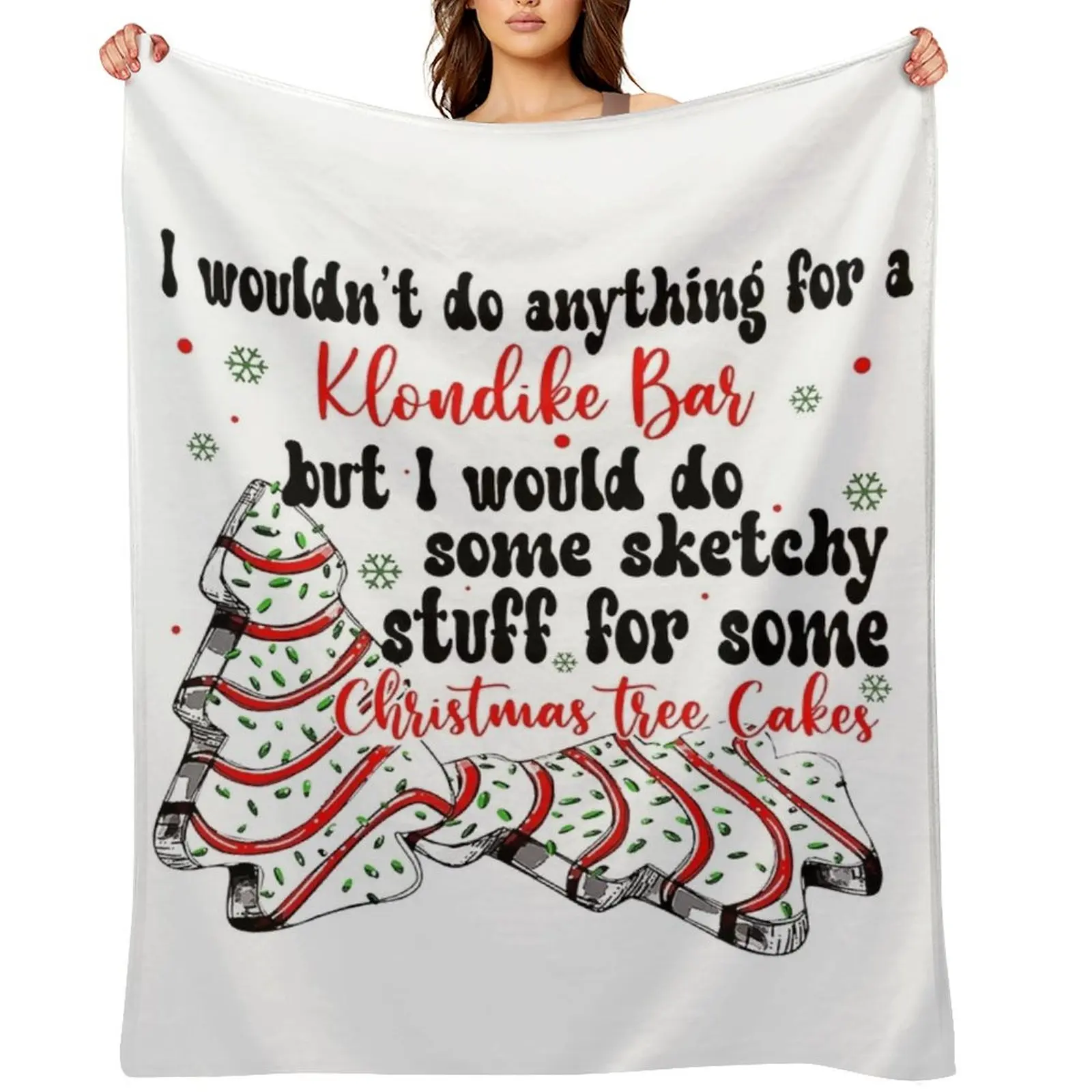 

Little Debbie Holiday Cake, Little Debbie, Funny Xmas Crewneck, Christmas Tree, Tree Cake Holiday Throw Blanket