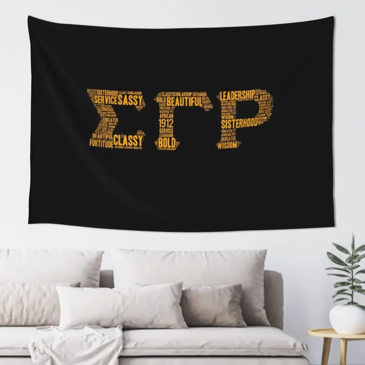 Sigma 1922 Gamma Rho Sorority Paraphernalia Tapestry Room Design Decorations For Your Bedroom Tapestry