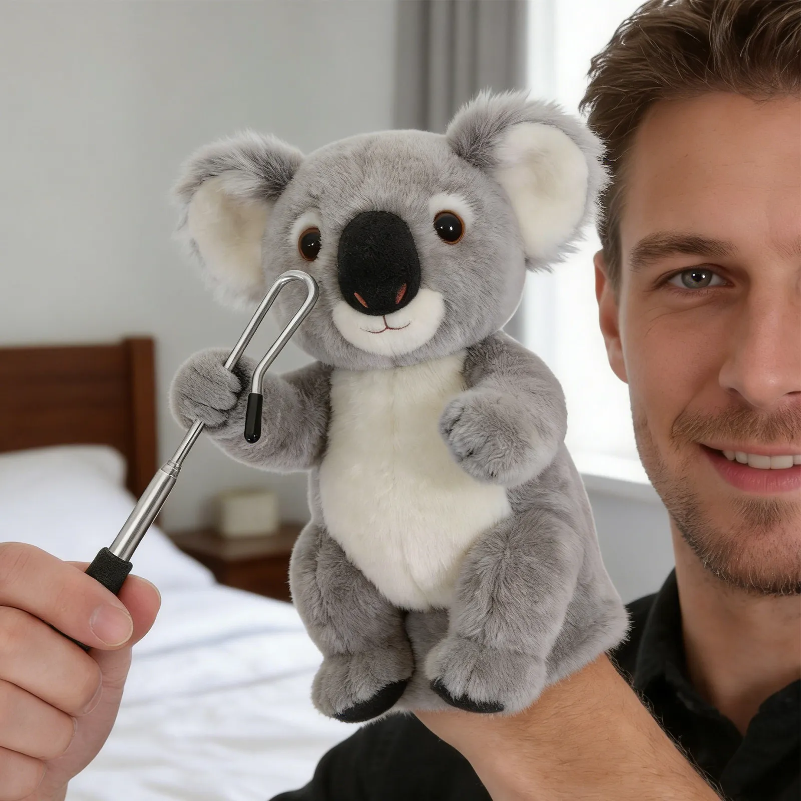 

2Pcs Hand Puppet Manipulation Rod Sturdy Control Stick Smooth Grip Puppetry Arm Movement Control Accessory Adjustable Puppet Rod