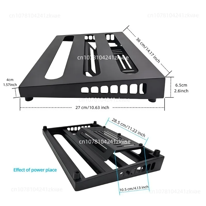 Upgraded Monolithic Electric Guitar Effects Pedal Board Stable Fixing Storage Bracket Performance Replacement Accessories