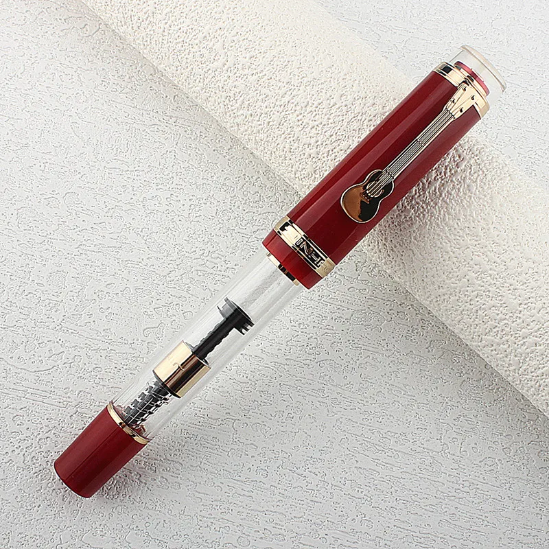 Jinhao 1935 TIANDAO Fountain Pen Luxury Guitar Clip F/M Sword Nib Writing Calligraphy Ink Pens Office School Supplies Stationary