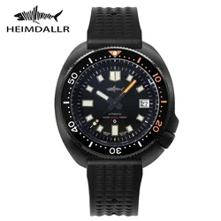 Heimdallr Men's watches 44mm PVD 6105 Diver Watch Japan NH35 Movement Automatic 200M Waterproof Ceramic Bezel Wristwatch