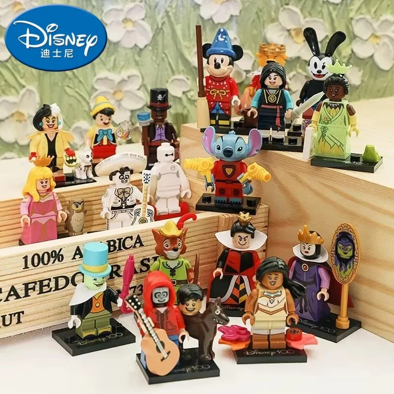 2024 Miniso Disney New Compatible With 71038 Series Minifigures Puzzle Bricks Toy For Adult Kid Birthday Christmas Gifts