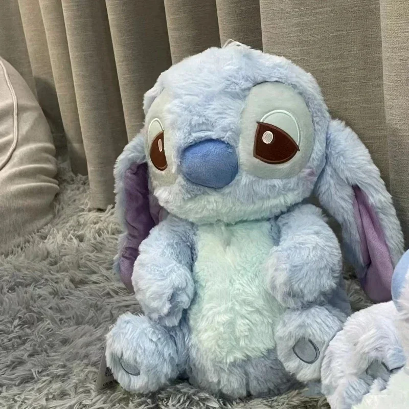 32-45CM New Disney Lilo & Stitch Doll Cartoon Angel Plush Toy Cute Anime Soft Stuffed Kawaii Companion Children's Birthday Gift