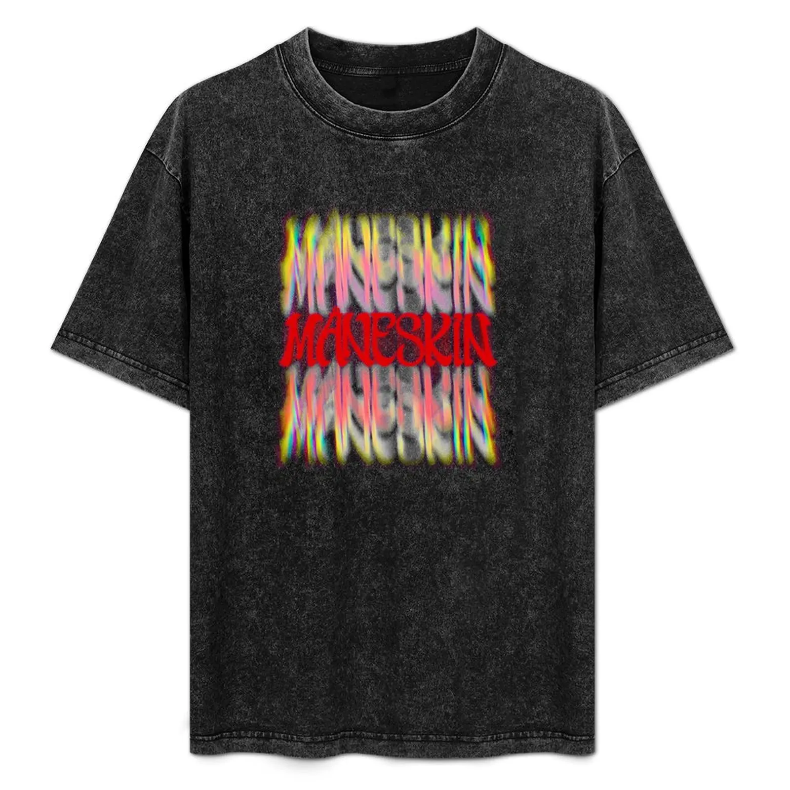 

Maneskin psycho colors T-Shirt Durable Work Wear T-Shirt