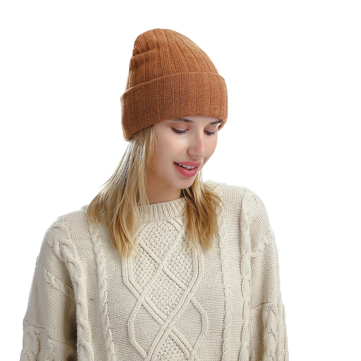 Unisex Warm Knitted Woolen Hat Hip-Hop Pullover Style for Autumn Winter Basic Essential Women's Men's Fashion Accessory