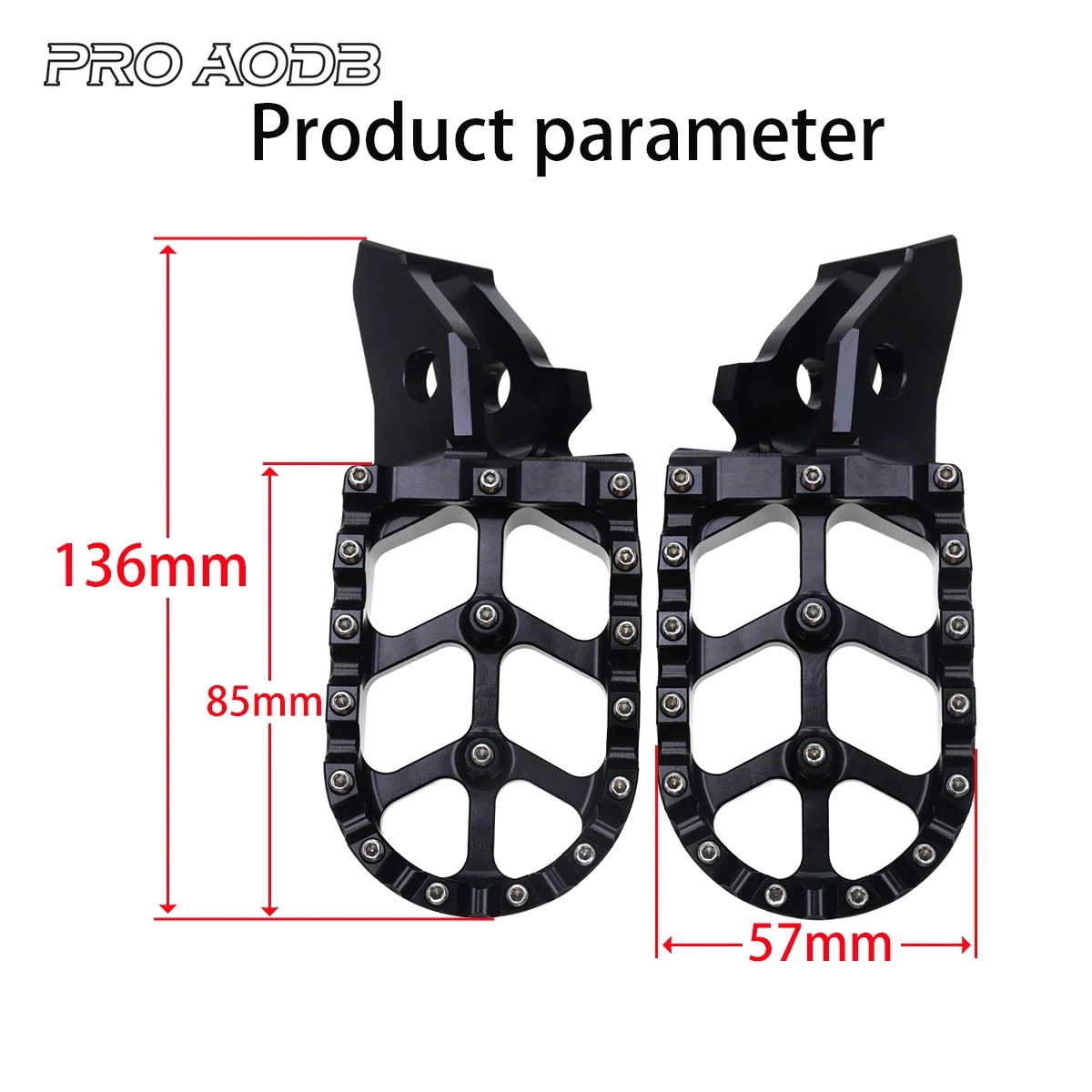 Multicolor Electric Motocross Parts Foot Pegs Rest Footpegs Foot Pegs Bracket For Sur-Ron UltraBee Endurance electric dirt bike