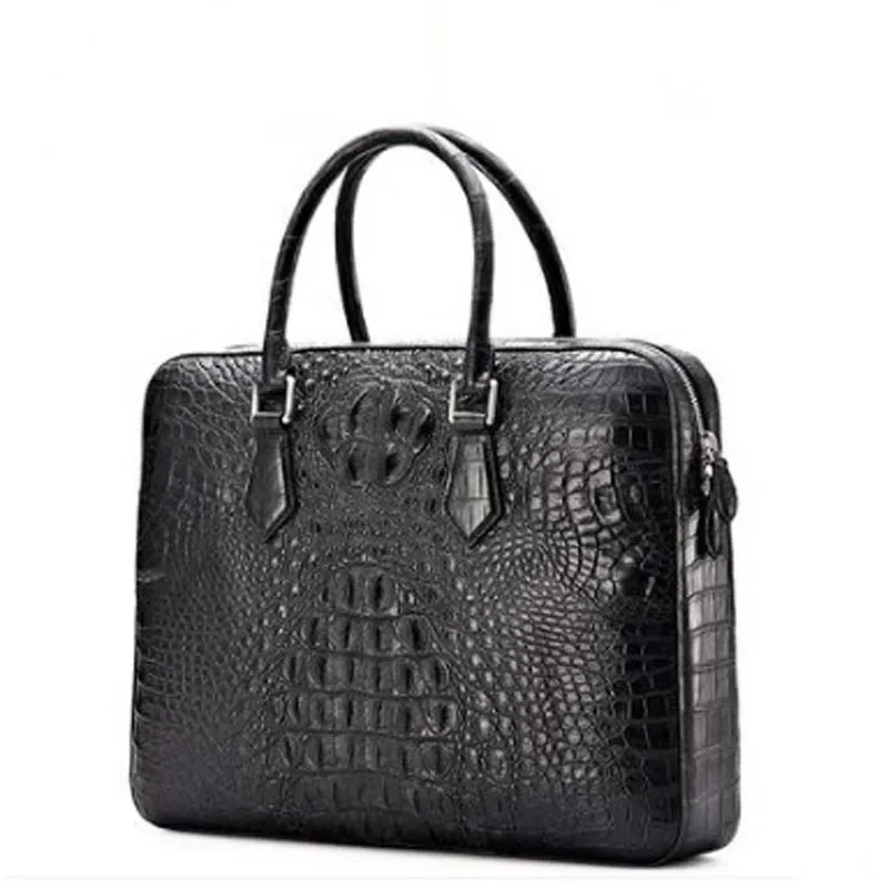 Cestbeau crocodile leather men's bag casual business handbag  style men briefcase