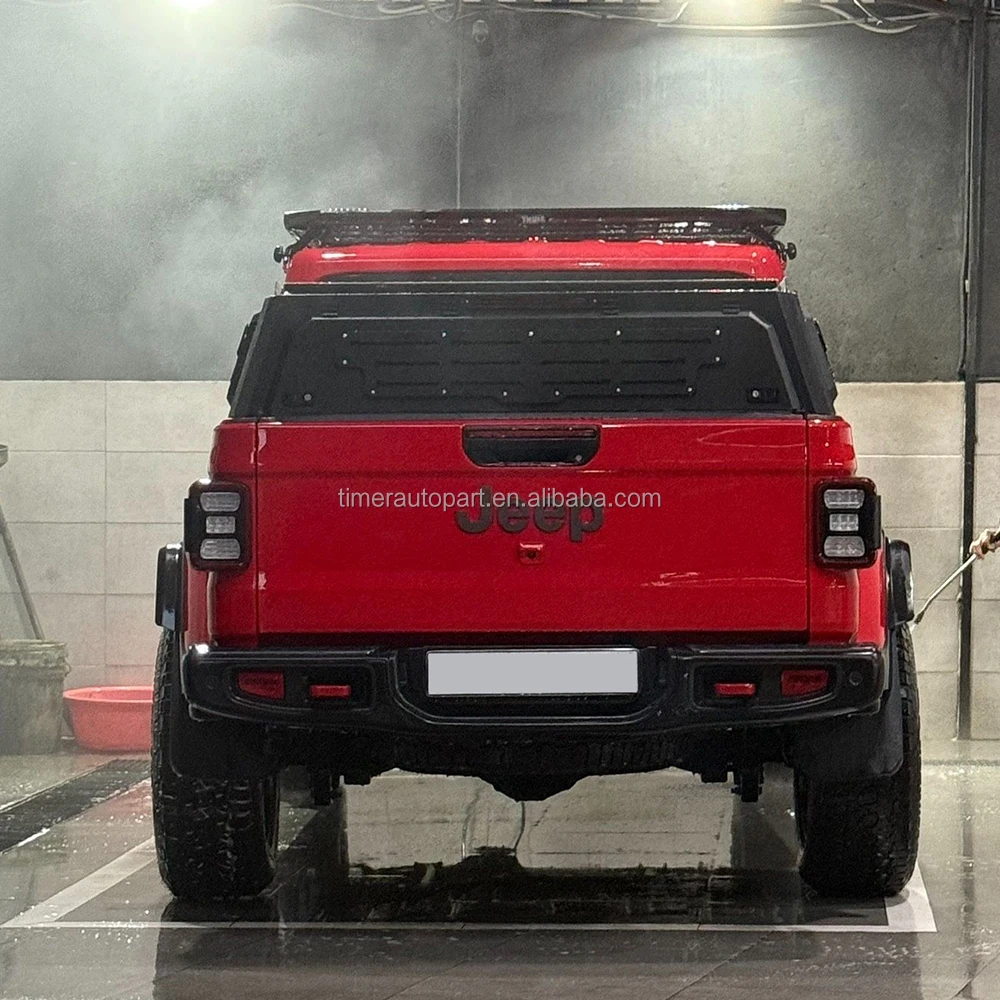 

Cool Car 4X4 Steel Waterproof Tonneau Topper Steel Canopy Cover For Pickup Beds Sliding Windows Locking Gladiator Camper Sh