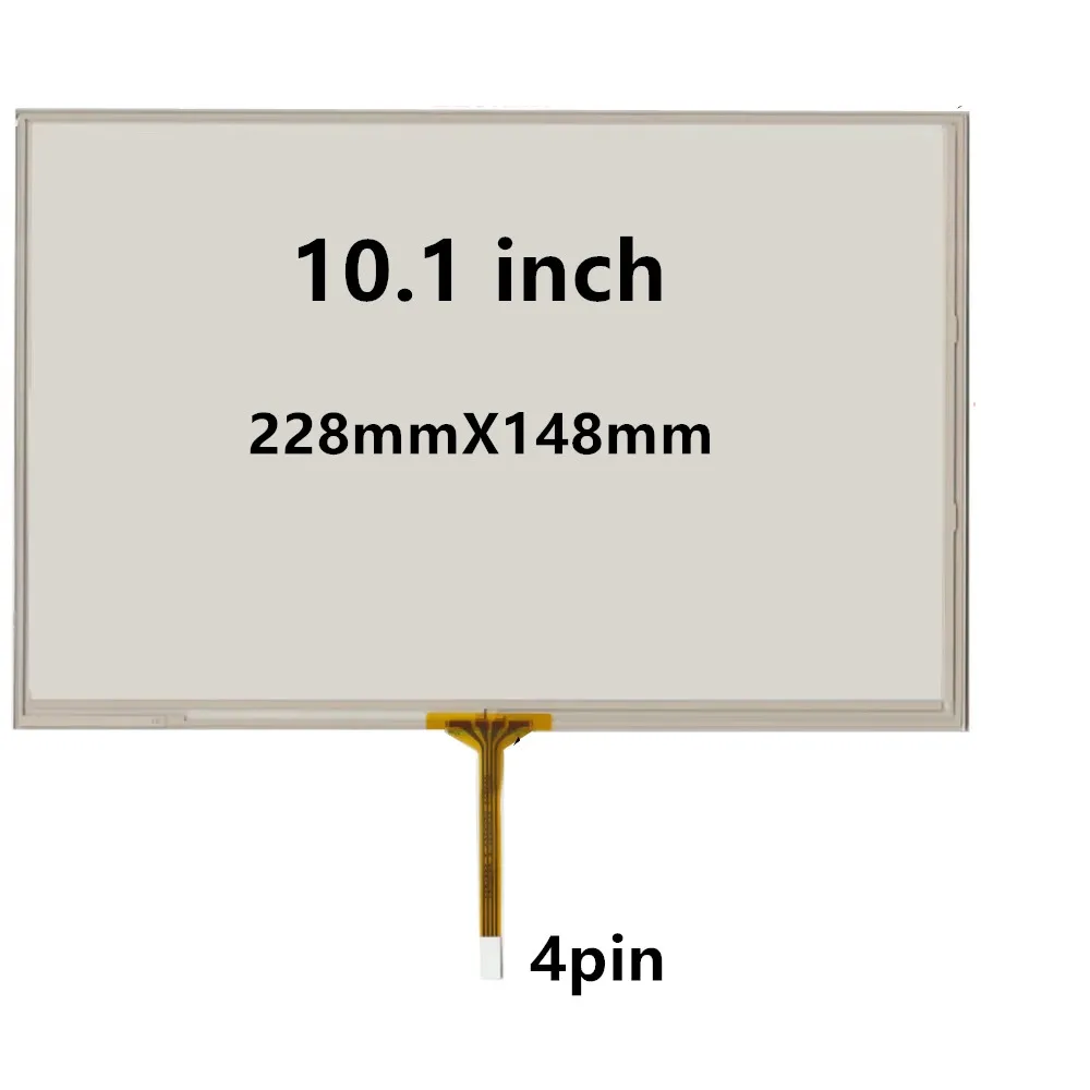 

10.1-inch 228x148mm 4pin resistive touch screen industrial medical equipment touch screen digital machine panel glass
