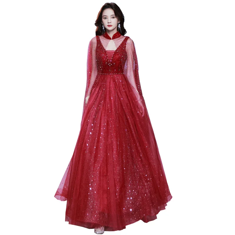 

Высококачественное элегантное вечернее платье для женщин, новинка 2025, высококачественное торжественное платье для помолвки, платье для тостов, свадебное платье для мам