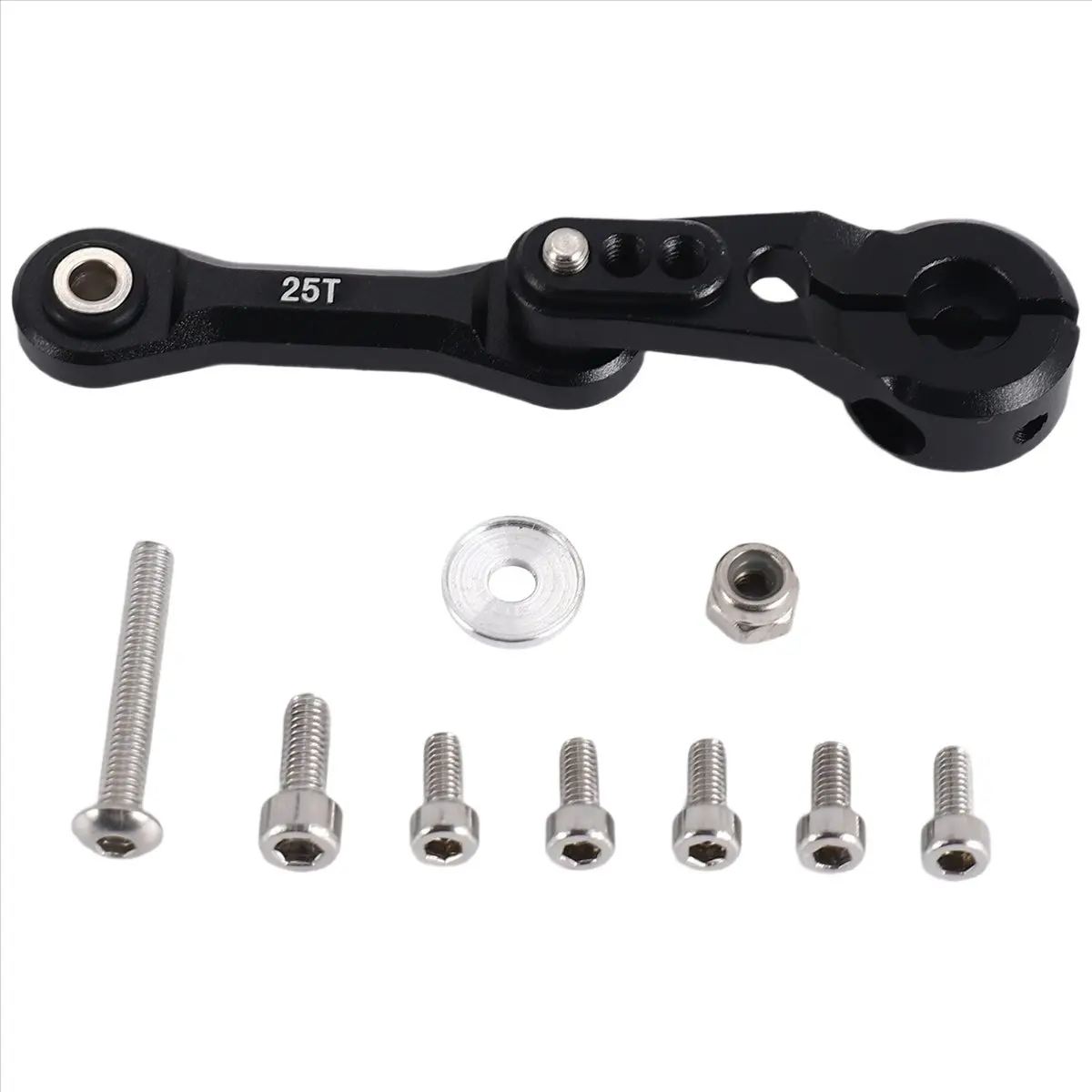 【CYBER MONDAY】Metal 25T Servo Arm + Link Rod for 1/7 INFRACTION 1/8 KRATON SENTON TALION OUTCAST Upgrade Parts,A