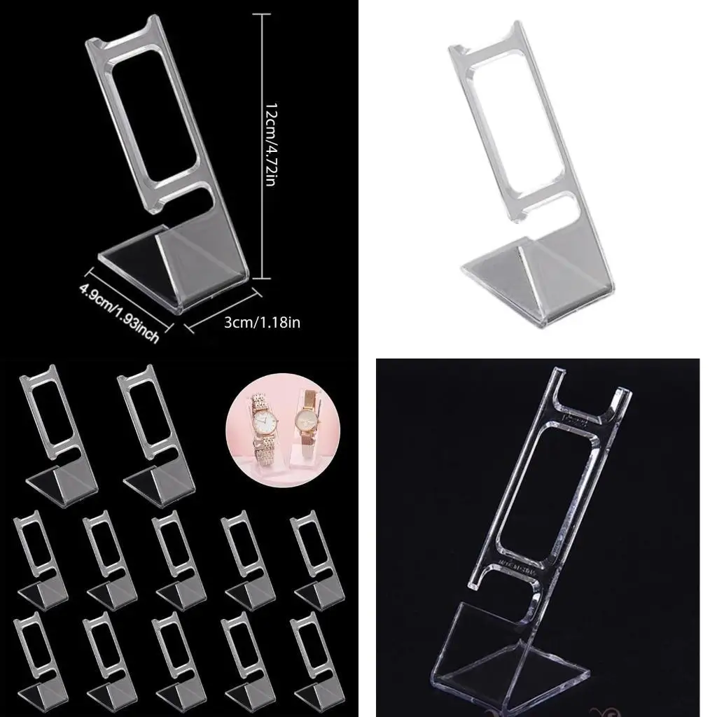 

A52E Sturdy Acrylic Watch Display Organizers Stand Holder Rack For Various Occasions