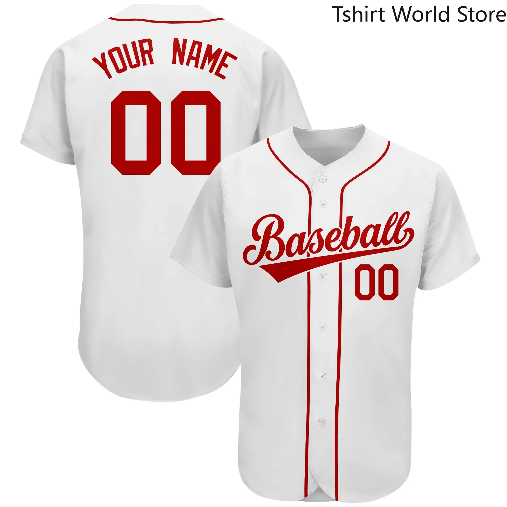 Custom Baseball Jersey Mesh Soft Breathable Softball Uniform Any Colour Team Name&Number Printed for Men/Kid Big size Outdoors