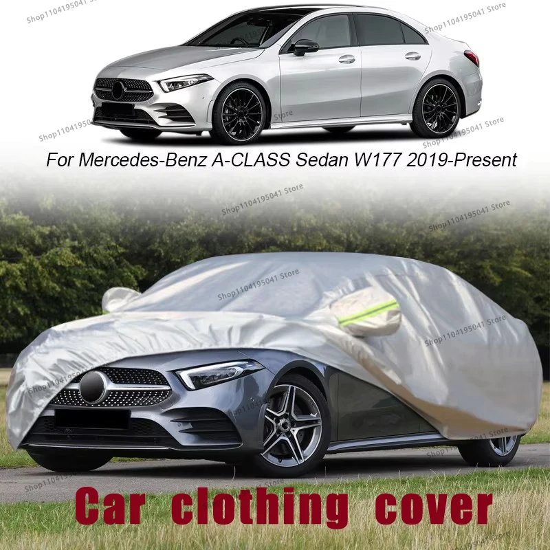 

For Mercedes Benz A class sedan Full Car Cover Rain Frost Snow Car protective cover ,UV protection,Car paint protection